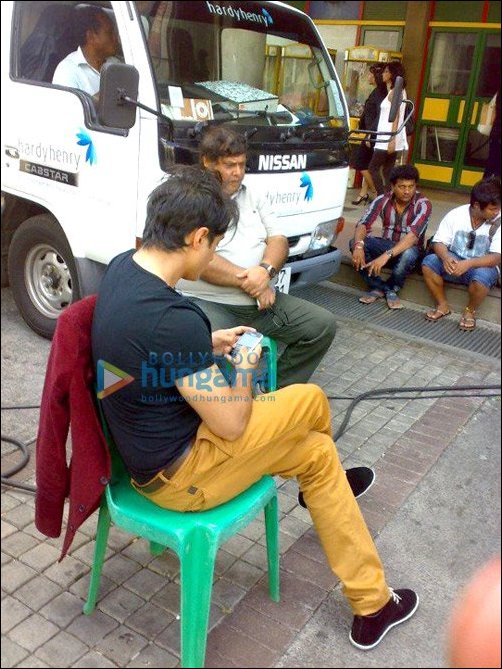 ali zafar taapsee pannu shoot for chashme baddoor 2