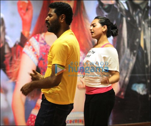 sonakshi rehearses for her item song in oh my god 2