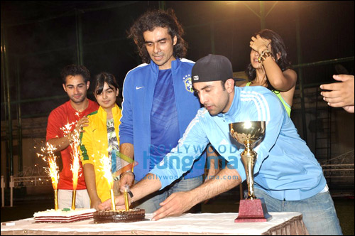 check out ranbir plays football with cousin armaan 5