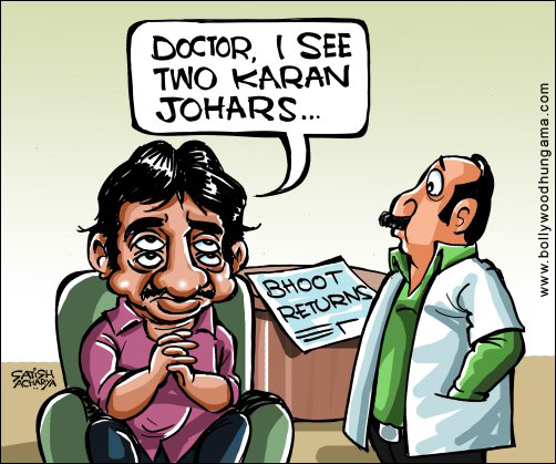 Bollywood Toons: Ramu sees Karan in 3D
