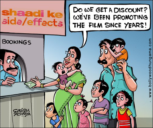 Bollywood Toons: Shaadi Ke Side Effects