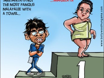 Bollywood Toons: Sreesanth comes 2nd Bollywood Toons: Sreesanth comes 2nd