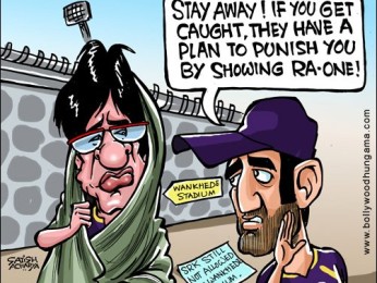 Bollywood Toons: If SRK gets caught… Bollywood Toons: If SRK gets caught…