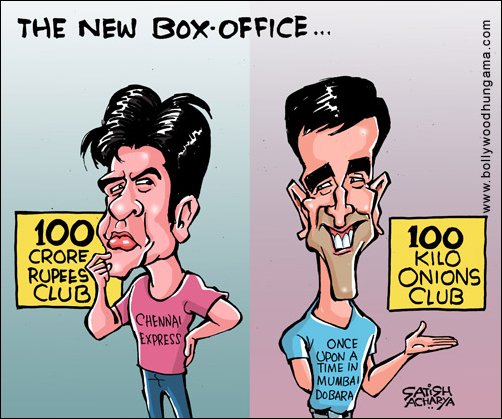 Bollywood Toons: SRK-Akshay’s 100 club