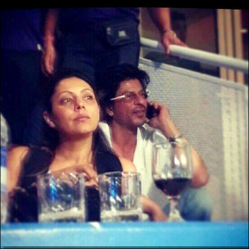 srk and gauri celebrate kkrs first victory in this seasons ipl 2