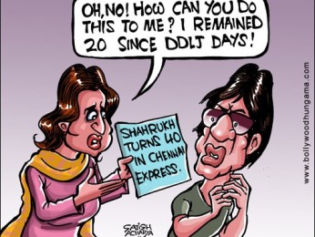 Bollywood Toons: SRK turns 40 Bollywood Toons: SRK turns 40