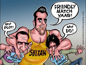 Bollywood Toons: Salman Vs Aamir-Shah Rukh Bollywood Toons: Salman Vs Aamir-Shah Rukh