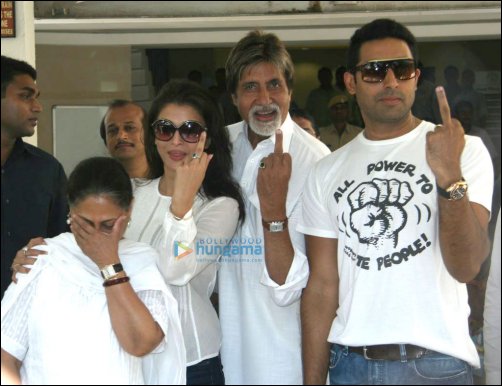 bollywood biggies turn up to cast their vote 9