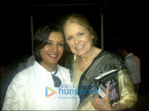 Shabana Azmi meets her role model Gloria Steinem
