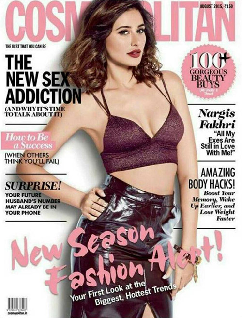 Check out: Nargis Fakhri on the cover of Cosmopolitan