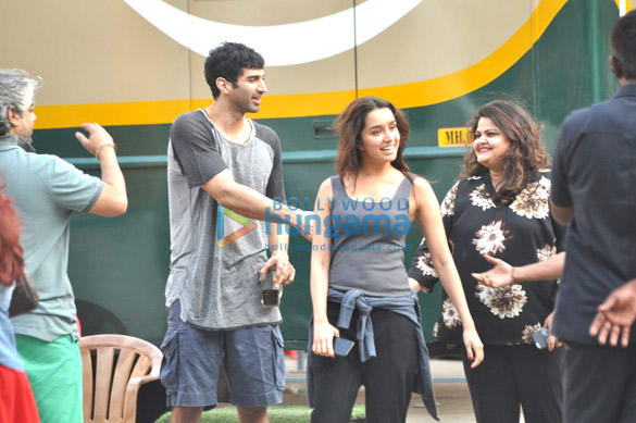 aditya roy kapur shraddha kapoor snapped post a look test for ok jaanu 5