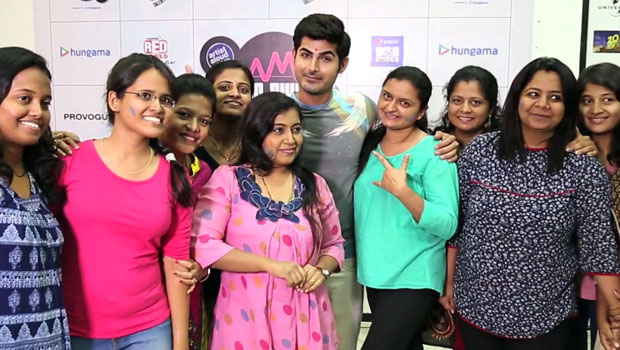 Omkar Kapoor Celebrates Holi In Hungama Office