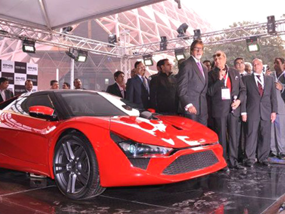 Amitabh unveiled India’s first super car ‘AVANTI’ by DC Design ...