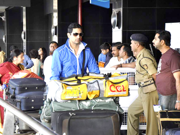 ccl cricket stars snapped at the airport 3