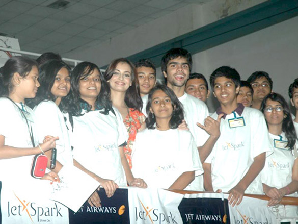 dia mirza at the launch of jet spark 4