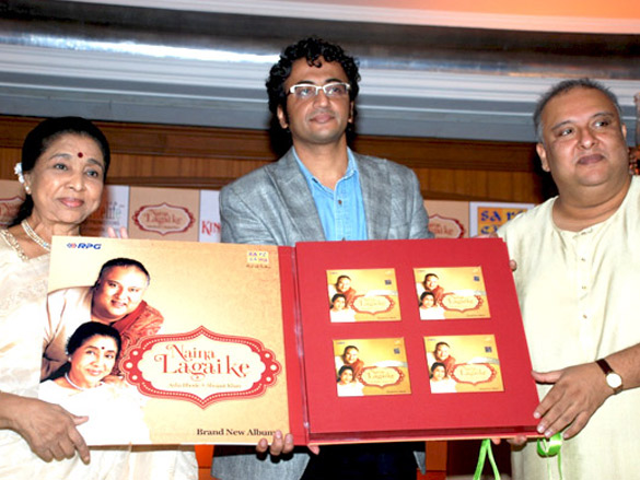 launch of shujaat khan and asha bhosle album naina lagai ke 3