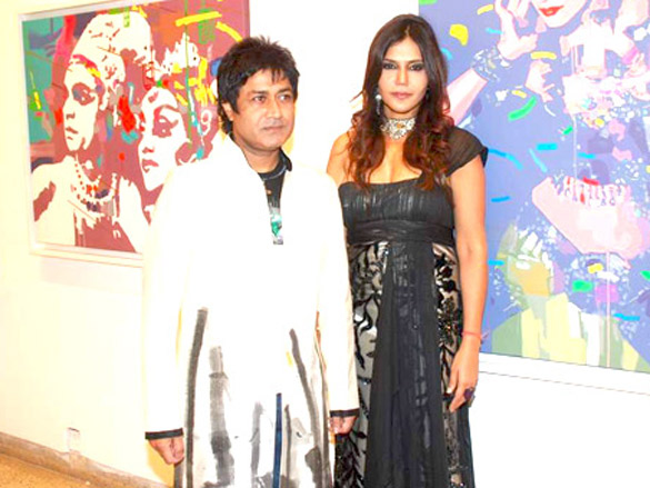 tulip joshi at niladri kumars art event hosted by nisha jamwal 5
