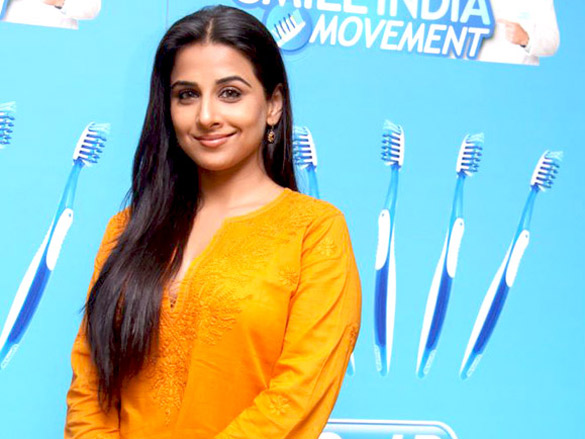 vidya balan at the launch of oral b smile india movement 4