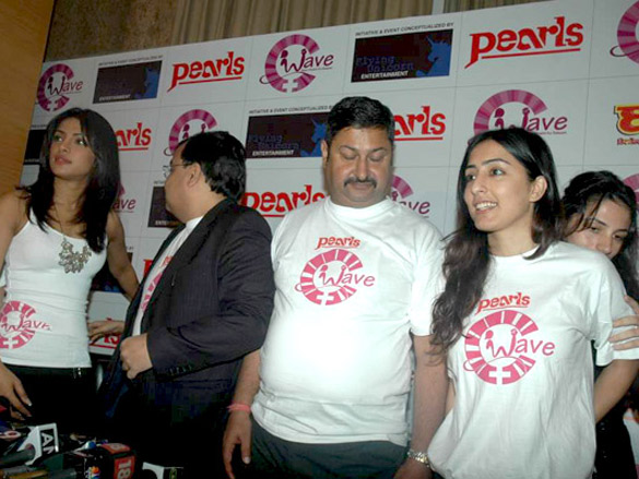 priyanka chopra at the press meet of pearls wave 4