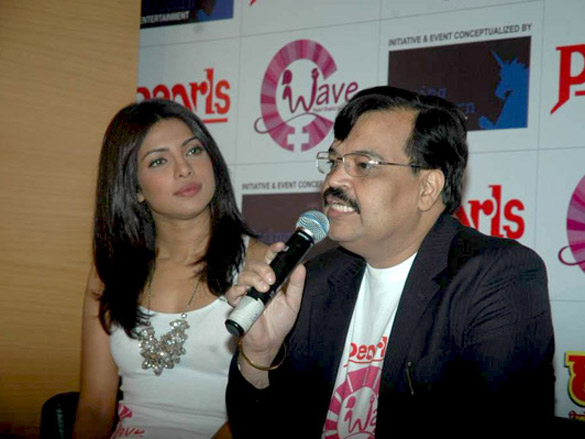priyanka chopra at the press meet of pearls wave 6