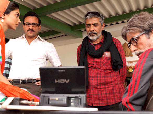 on the sets of aarakshan