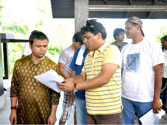 on the sets of be careful 17