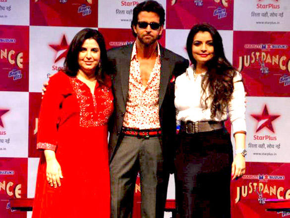 hrithik at the launch of just dance show 2