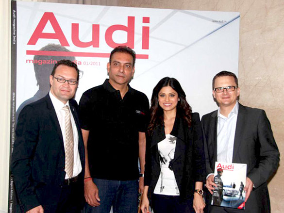 shamita shetty and ravi shastri at audi magazine launch 3