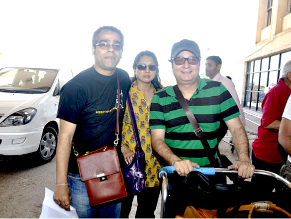lara dutta and mahesh bhupathi leave for dubai 6