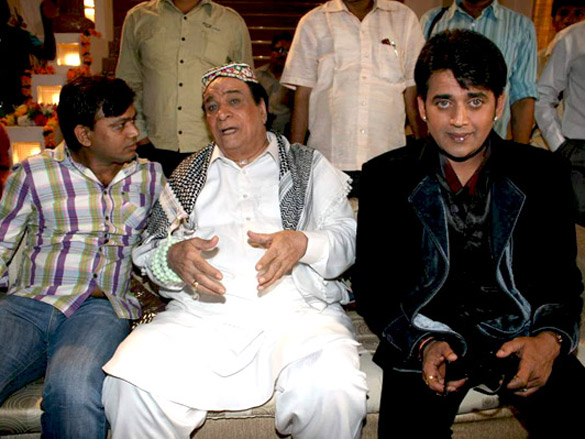kader khan shoots with ravi kissen 2