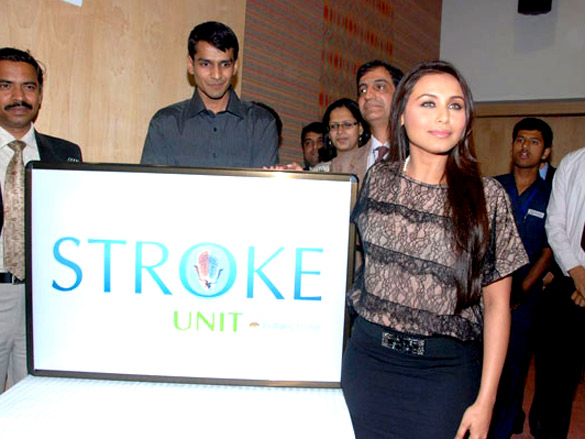 rani mukherjee pledges support to indian stroke association 2