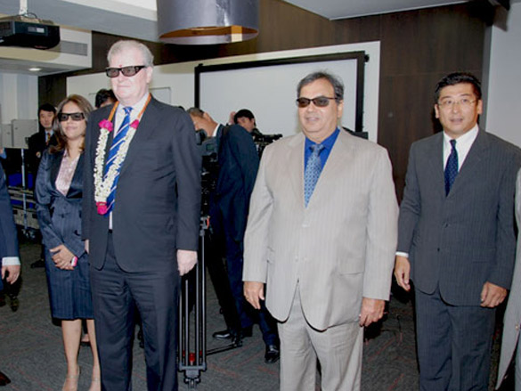 subhash ghai and sir howard stringer inaugurate sony media technology centre 2