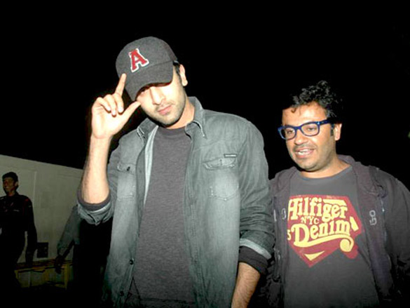ranbir kapoor and ayan snapped at multiplex 2