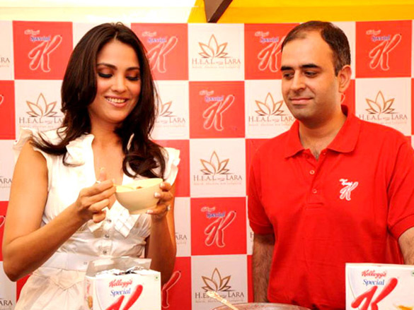 lara dutta promotes kelloggs special k and her yoga dvd 4