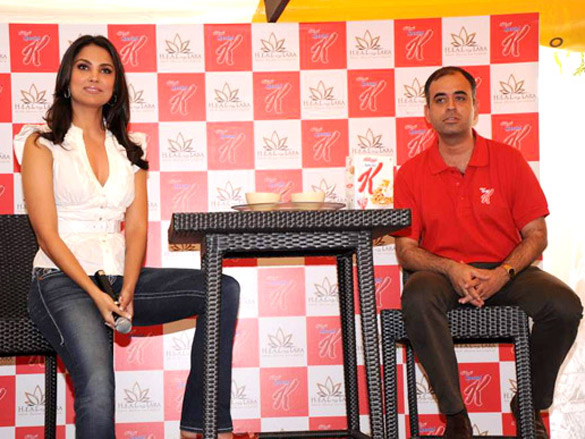 lara dutta promotes kelloggs special k and her yoga dvd 5