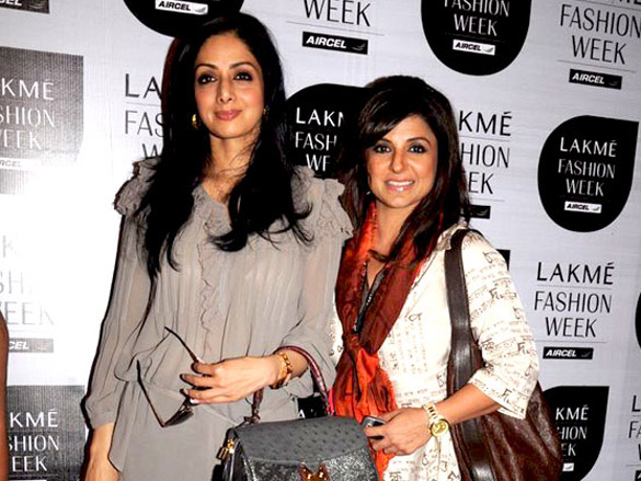 sridevi and vidya malvade grace babita malkanis show at lakme fashion week 2011 day 3 4