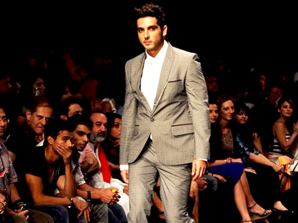 dia and zayed walk the ramp for rocky s at lakme fashion week 2011 day 4 5