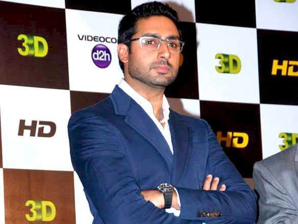 abhishek at 3d hd launch for videocon d2h 11