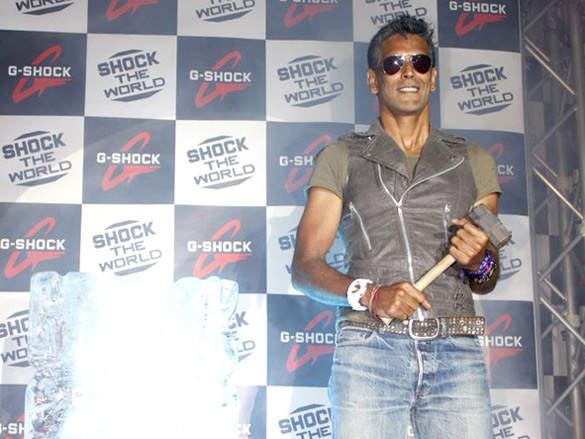 milind soman unveils latest g shock watch 3
