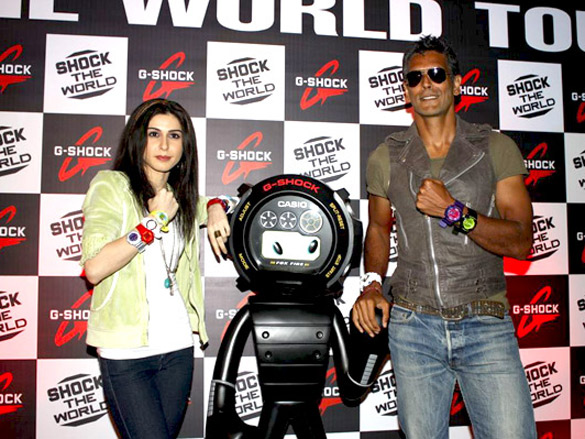 milind soman unveils latest g shock watch 4