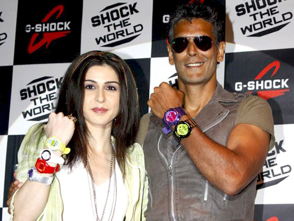 milind soman unveils latest g shock watch 7