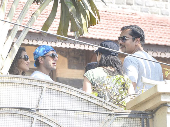 arbaaz farhan and suzanne at amrita aroras holi bash 7