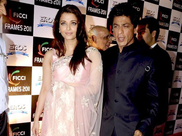 shahrukh aishwarya and hugh jackman at ficci frames 2011 seminar 3