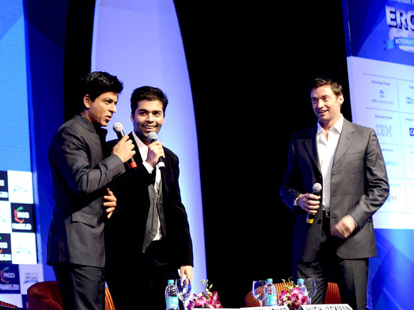 shahrukh aishwarya and hugh jackman at ficci frames 2011 seminar 4