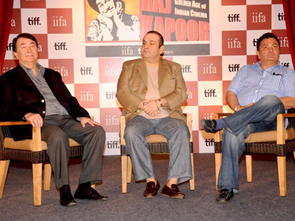 rishi randhir and rajeev at iifa raj kapoor event 5