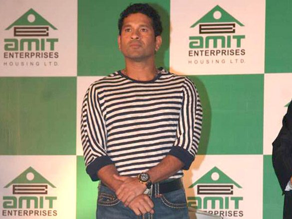 sachin tendulkar announced as the new brand ambassador of amit enterprises 9