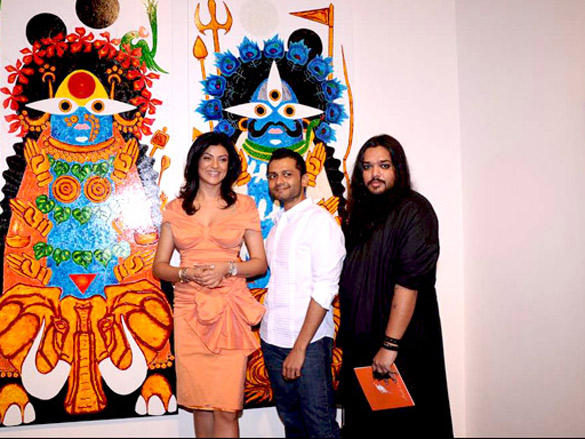 sushmita at iam she foundation charity ngo art event 2