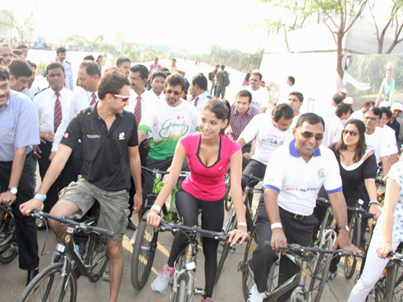 imran at the bsa hercules india cyclothon 6