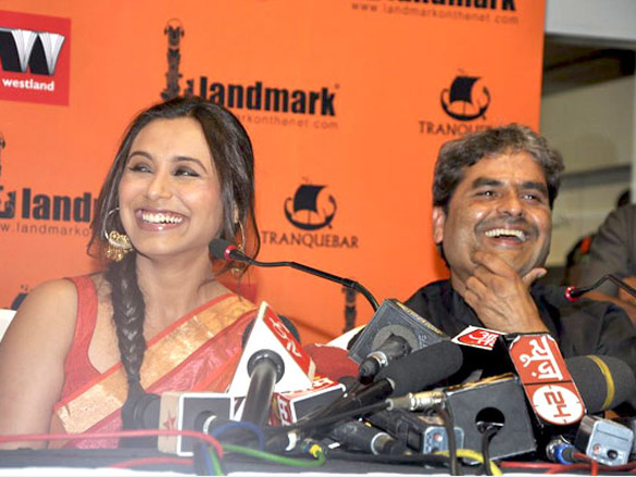 rani and vishal bhardwaj unveil mafia queens of mumbai book 4