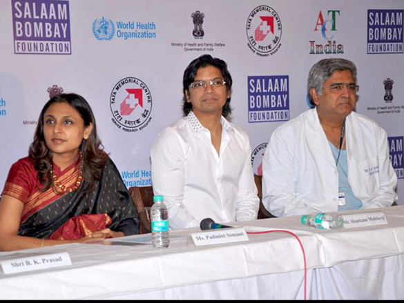 shaan and darsheel at anti tobacco campaign with salaam bombay foundation 10